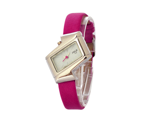 Textured White Resin Strap Watch