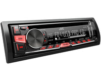 JVC KDR660 Single Din Car Stereo with AMFMCDMP3iPodUSBPandora and Remote