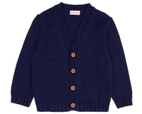 Boys navy cardigan