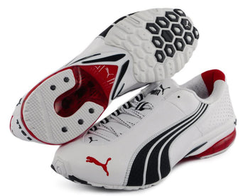 Puma white sports shoes
