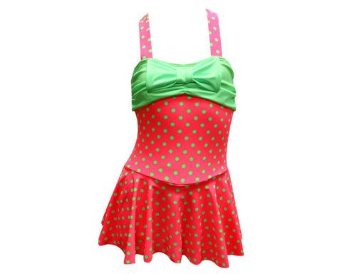 Girls short Red suit